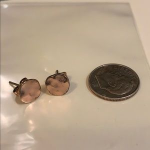 Gorjana Chloe stud earring rose gold